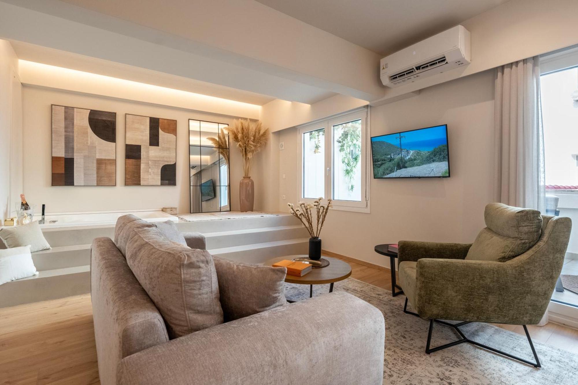 Derouse Eva Suite Jacuzzi & Sauna Афины Экстерьер фото